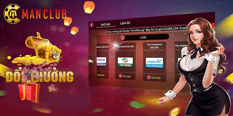 Đặc điểm nổi bật của game bài đổi thưởng Manclub